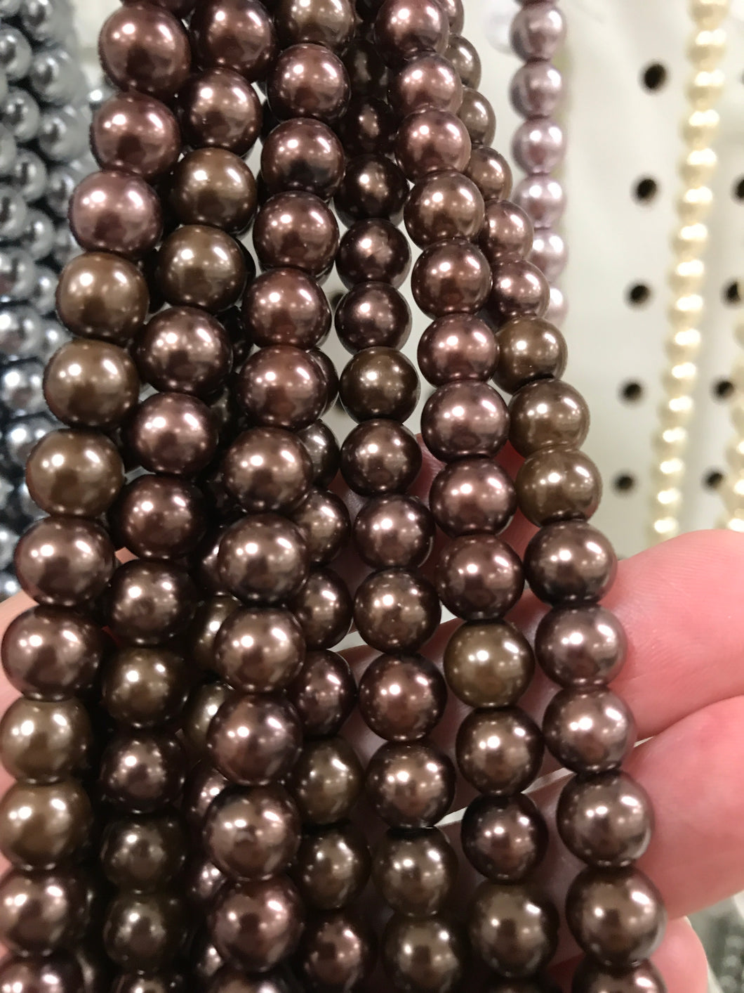 GLASS PEARL 8MM