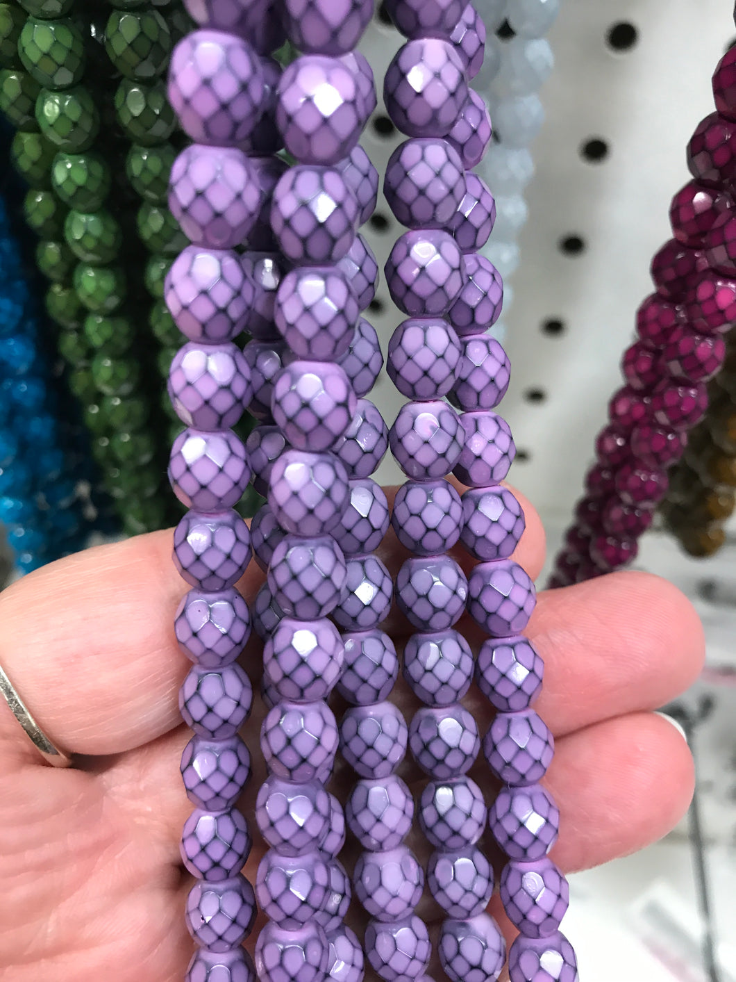 CZECH FIRE POLISHED CRYSTAL FACETED