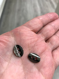 BRASS HAMMERED BUTTON