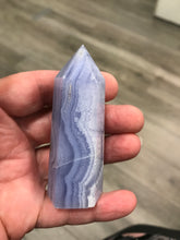 Load image into Gallery viewer, BLUE LACE AGATE POINT
