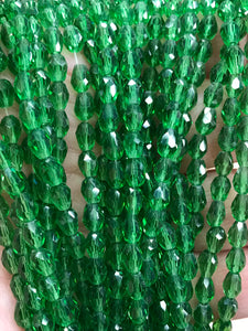 CRYSTAL FACETED DROP 6X4MM
