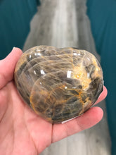 Load image into Gallery viewer, BLACK MOONSTONE HEART
