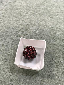 POLYMER CLAY RHINESTONE BEAD