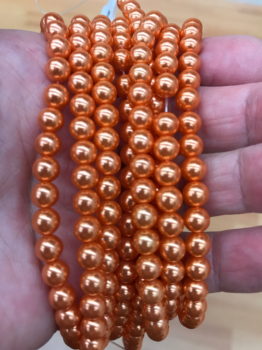 GLASS PEARL 6MM