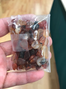 CARNELIAN CHIPS UNDRILLED