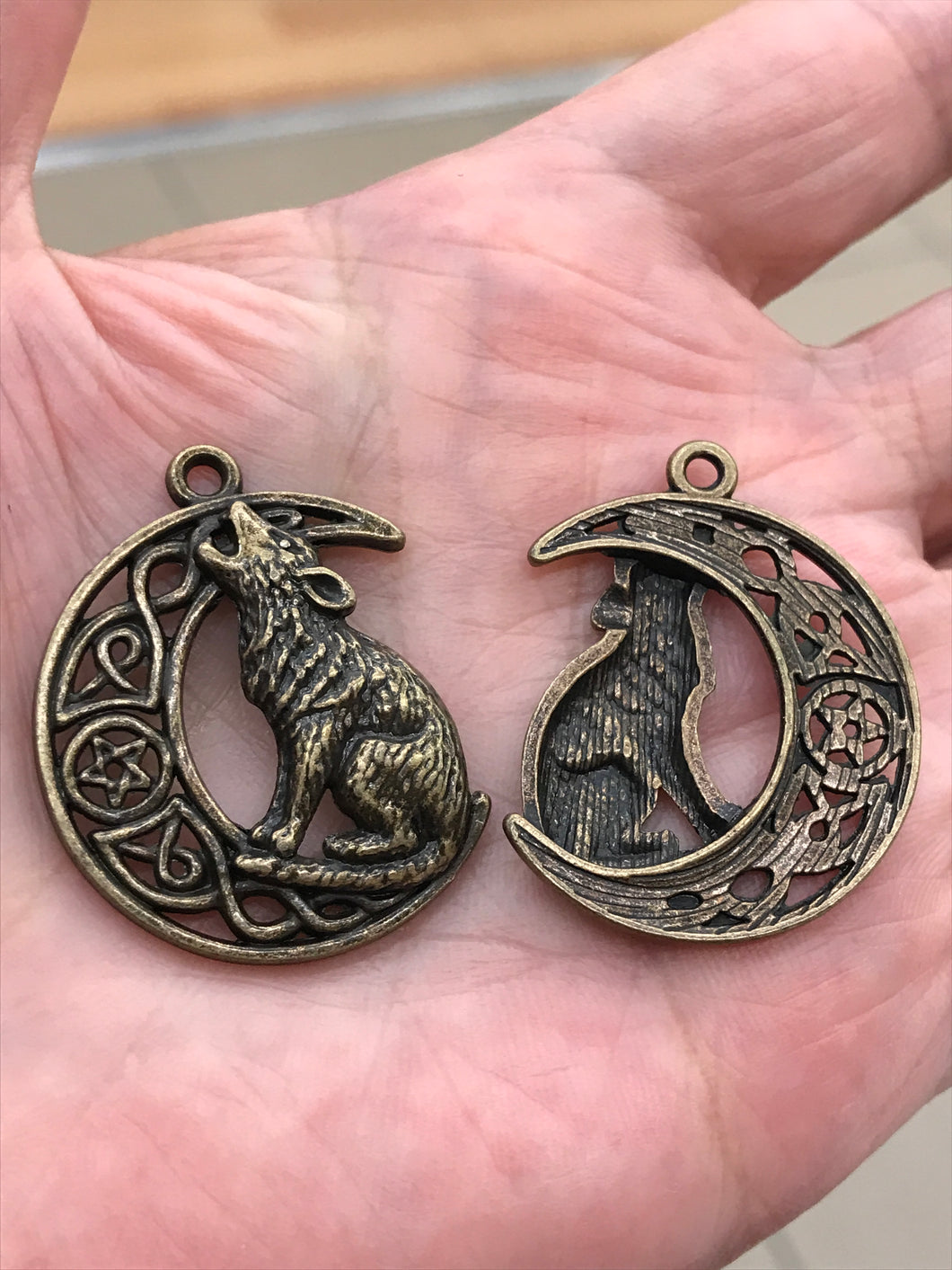 MOON/WOLF PENDANT