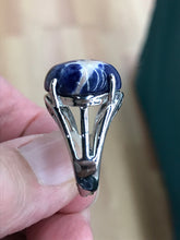 Load image into Gallery viewer, BRASS SODALITE RING
