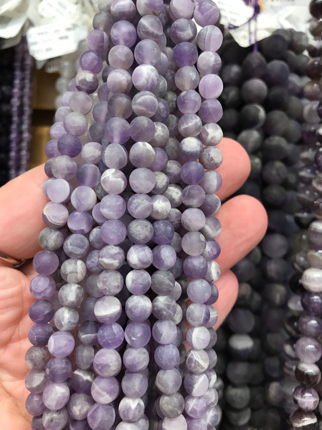 Amethyst Matte Round