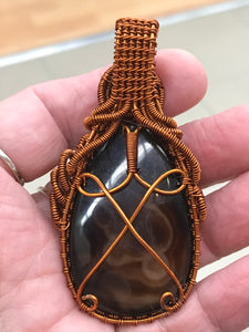 AGATE DRUZY PENDANT