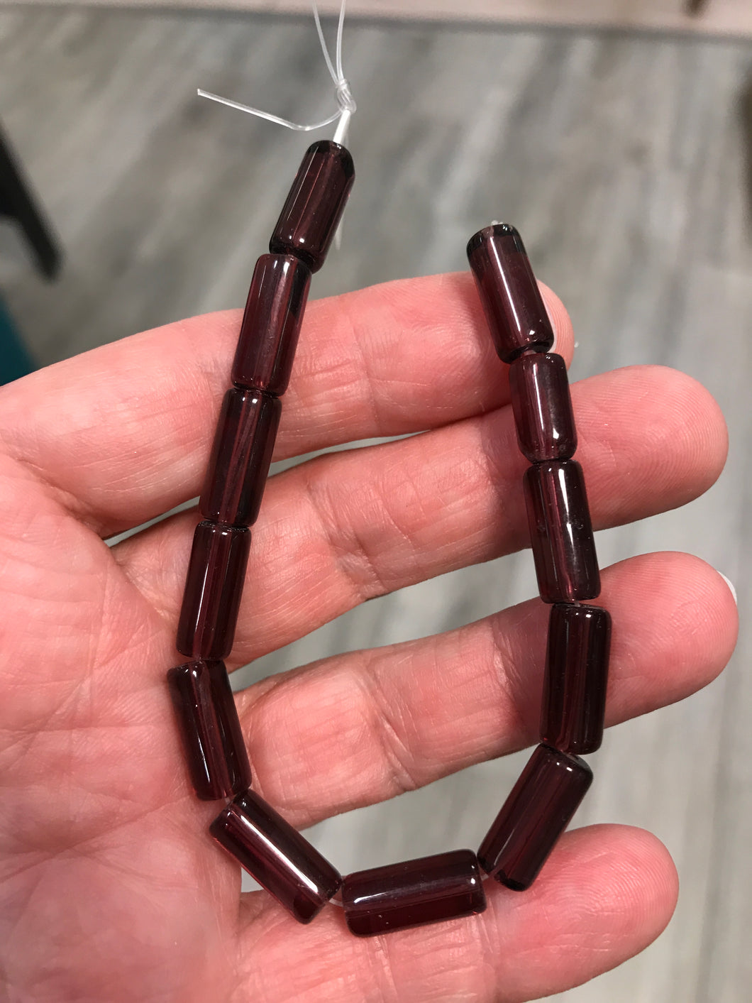 GLASS BEAD 15X6MM