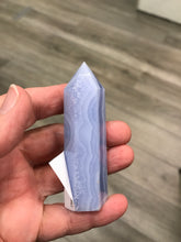 Load image into Gallery viewer, BLUE LACE AGATE POINT
