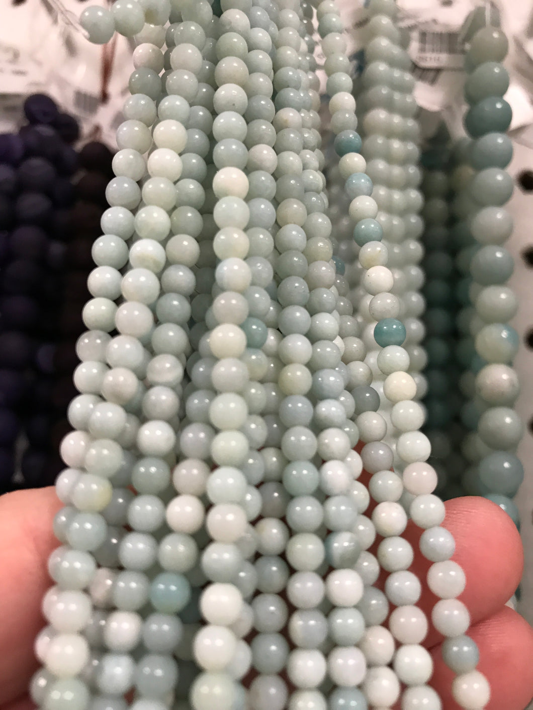 AMAZONITE BLUE 4MM