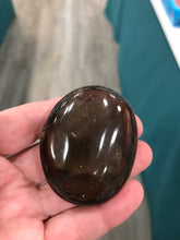 Load image into Gallery viewer, SMOKY QUARTZ GALLET/PALM STONE
