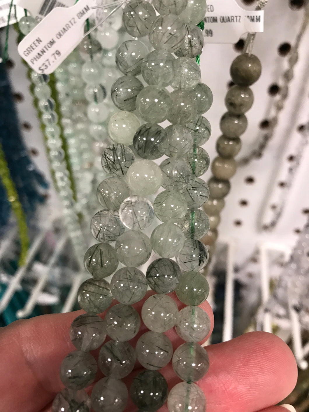 GREEN RUTILATED QTZ 8MM