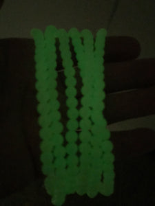 ACRYLIC GLOW IN THE DARK BEADS
