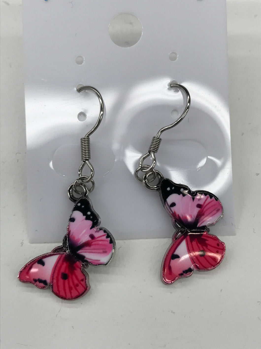 BUTTERFLY EARRING PINK