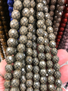 CZECH FIRE POLISHED CRYSTAL FACETED