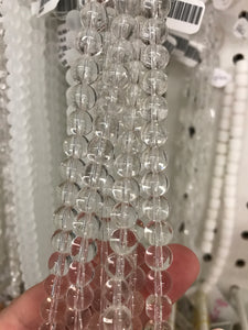 GLASS BEAD TRANSPARENT