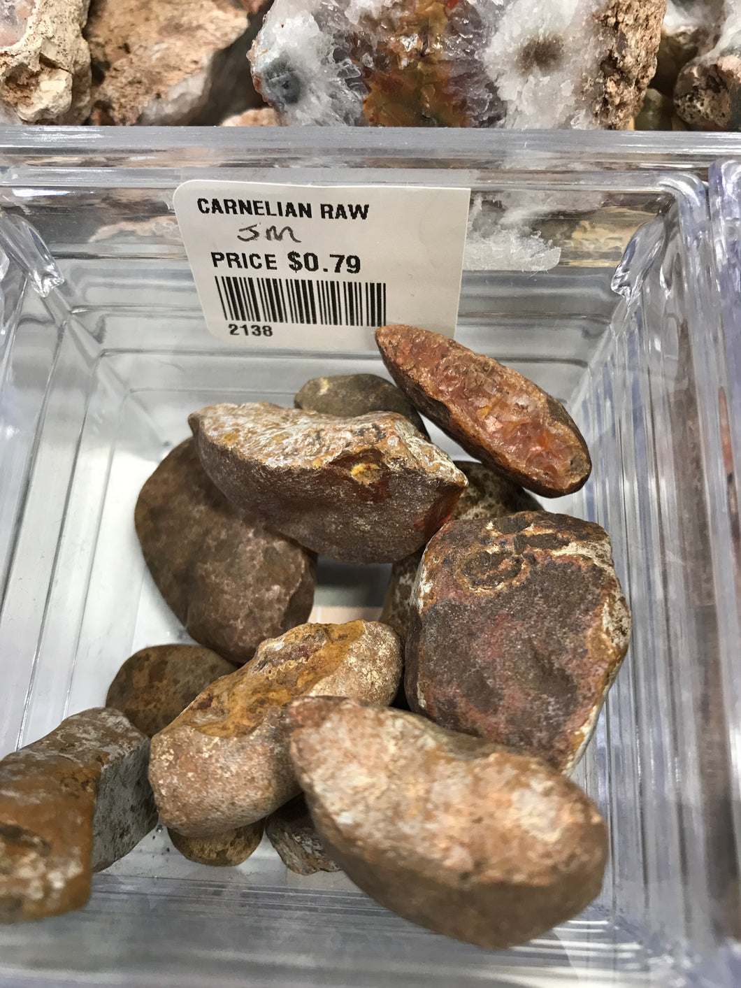 CARNELIAN RAW SM