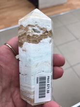 Load image into Gallery viewer, CARIBBEAN BLUE CALCITE POINT

