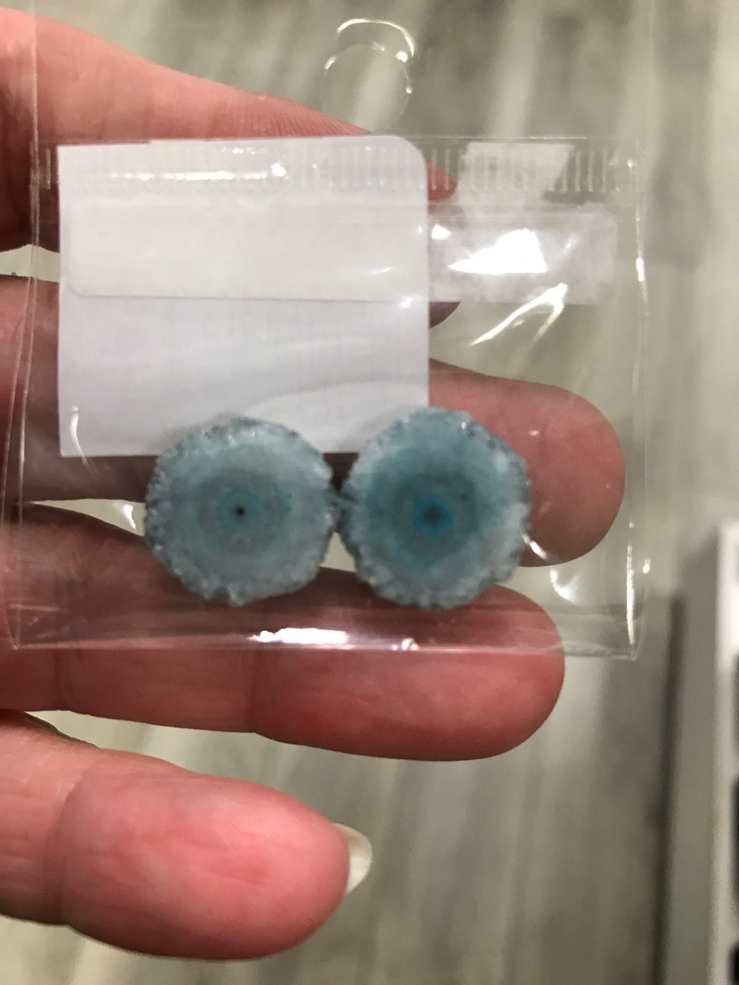 CABOCHON STALACTITE QUARTZ SLICE