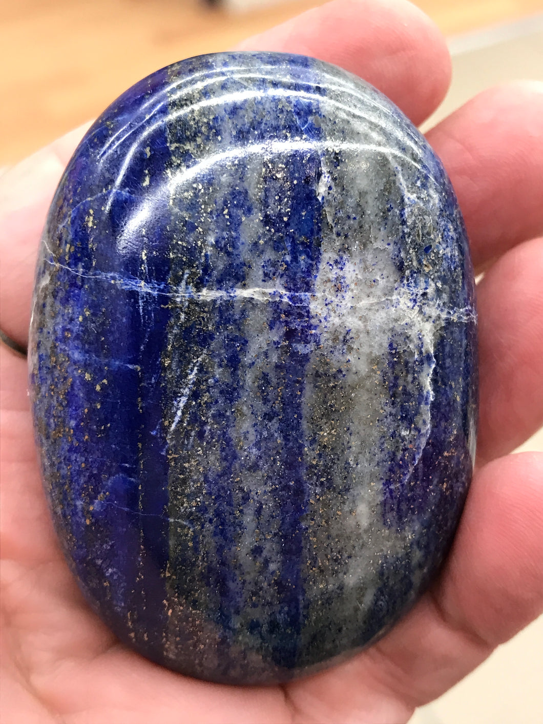 LAPIS LAZULI PALM STONE