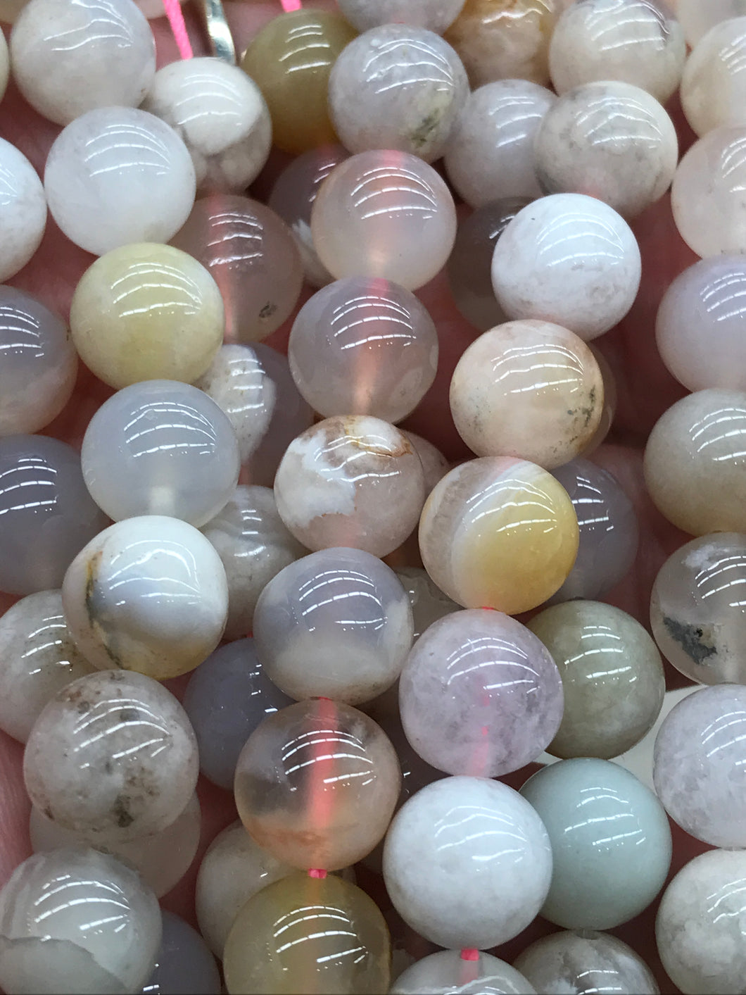 FLOWER AGATE 10MM