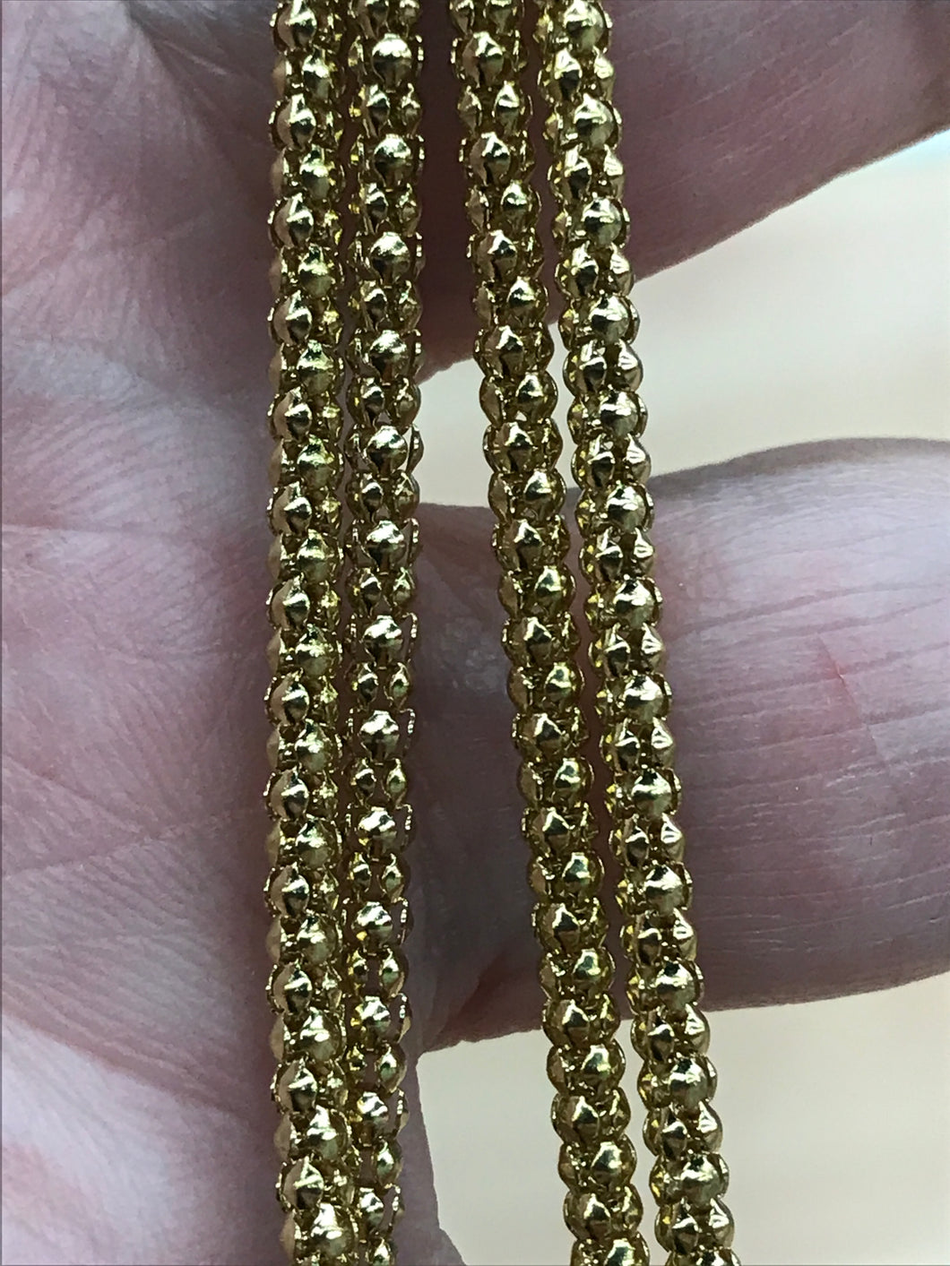 304 STAINLESS POPCORN CHAIN NECKLACE