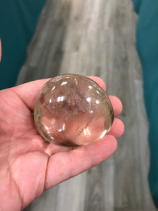 OPTIC SMOKY QUARTZ GALLET/PALM STONE