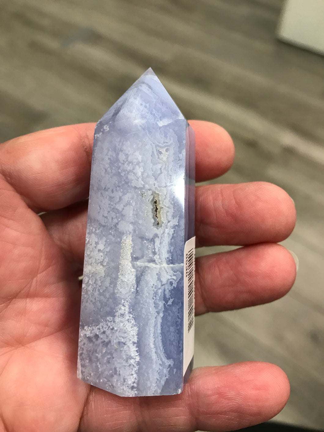 BLUE LACE AGATE POINT