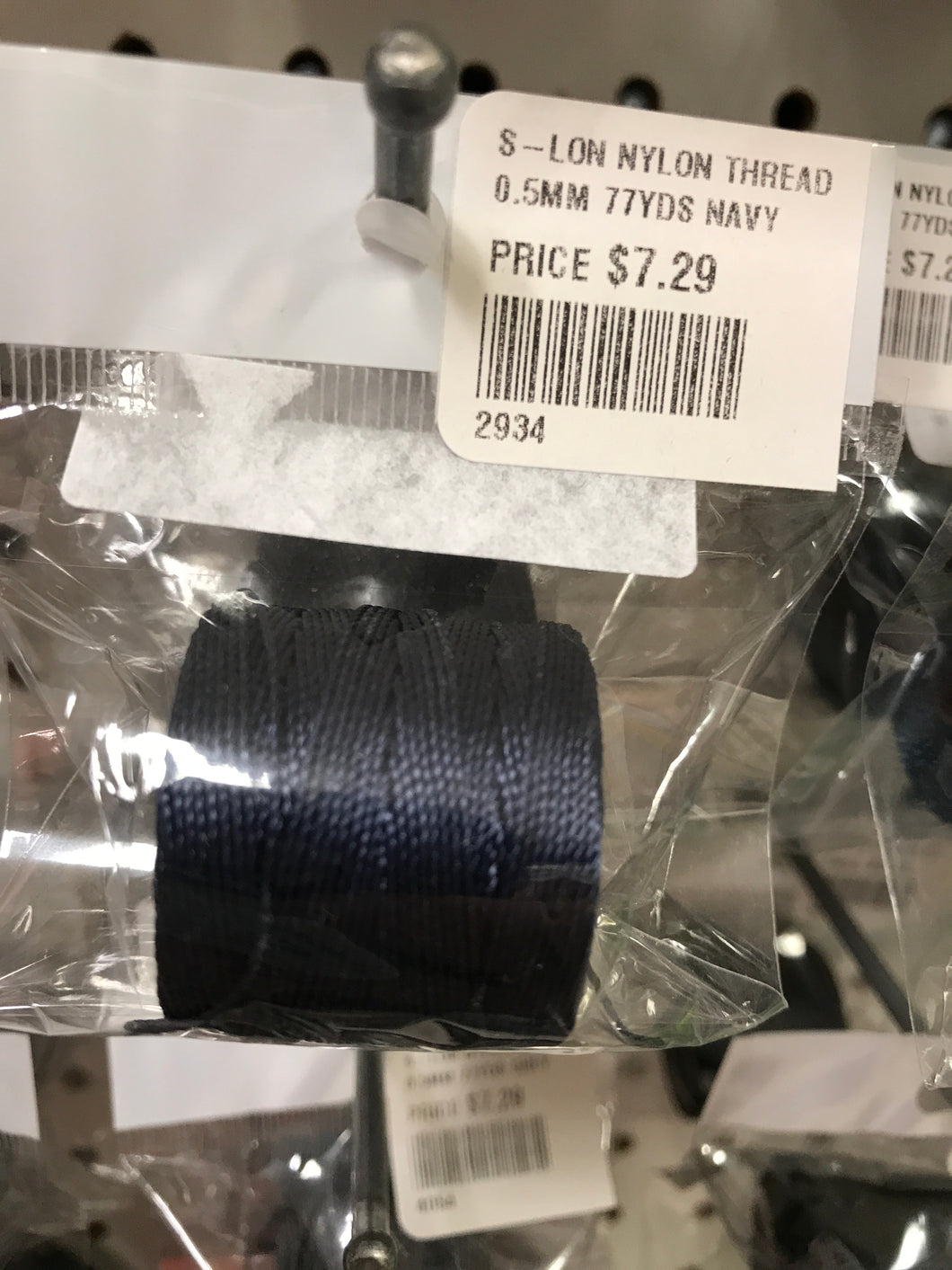 S-LON NYLON THREAD 0.5MM 77YDS NAVY