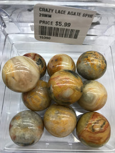 CRAZY LACE AGATE SPHERE