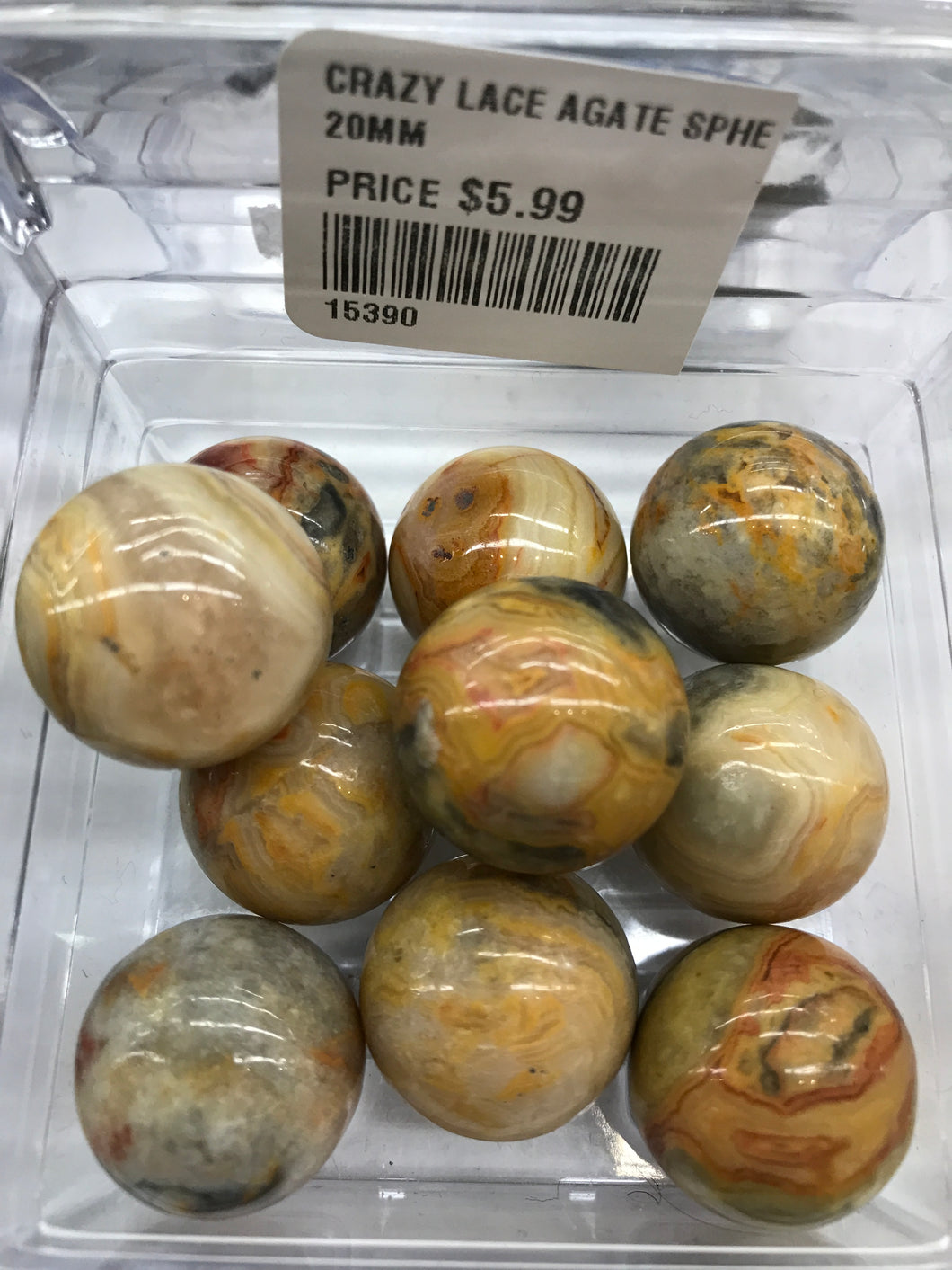 CRAZY LACE AGATE SPHERE