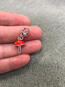 CHARM CLIP-ON MUSHROOM