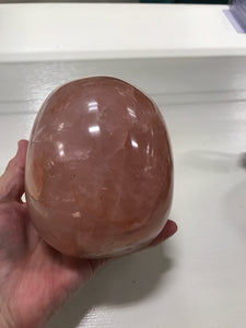 ROSE QUARTZ SKULL