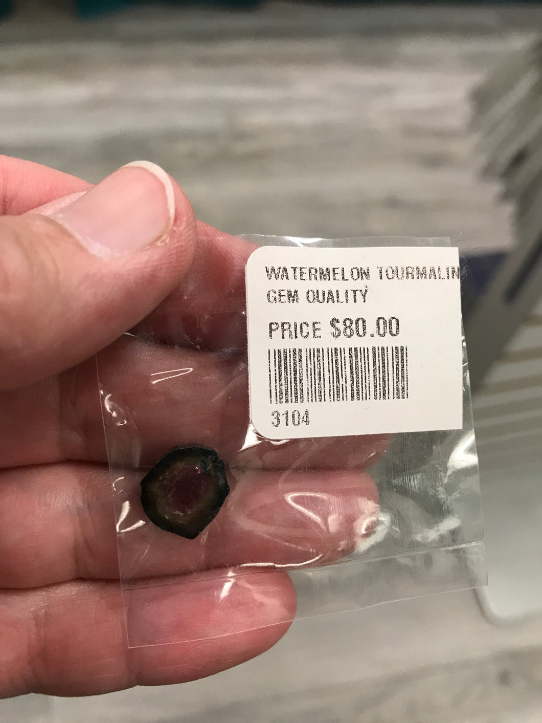 WATERMELON TOURMALINE GEM QUALITY