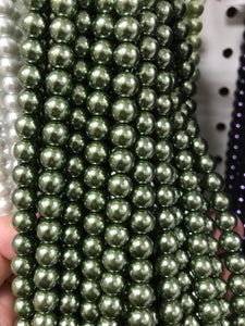 GLASS PEARL 8MM