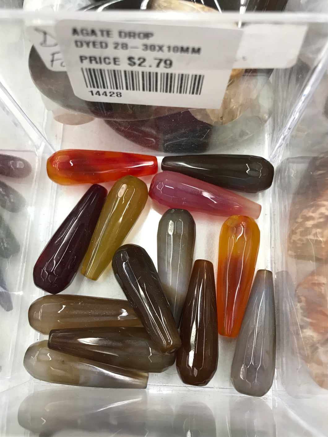 AGATE DROP DYED