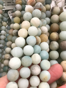 Amazonite Matte Round