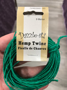 HEMP CORD GREEN