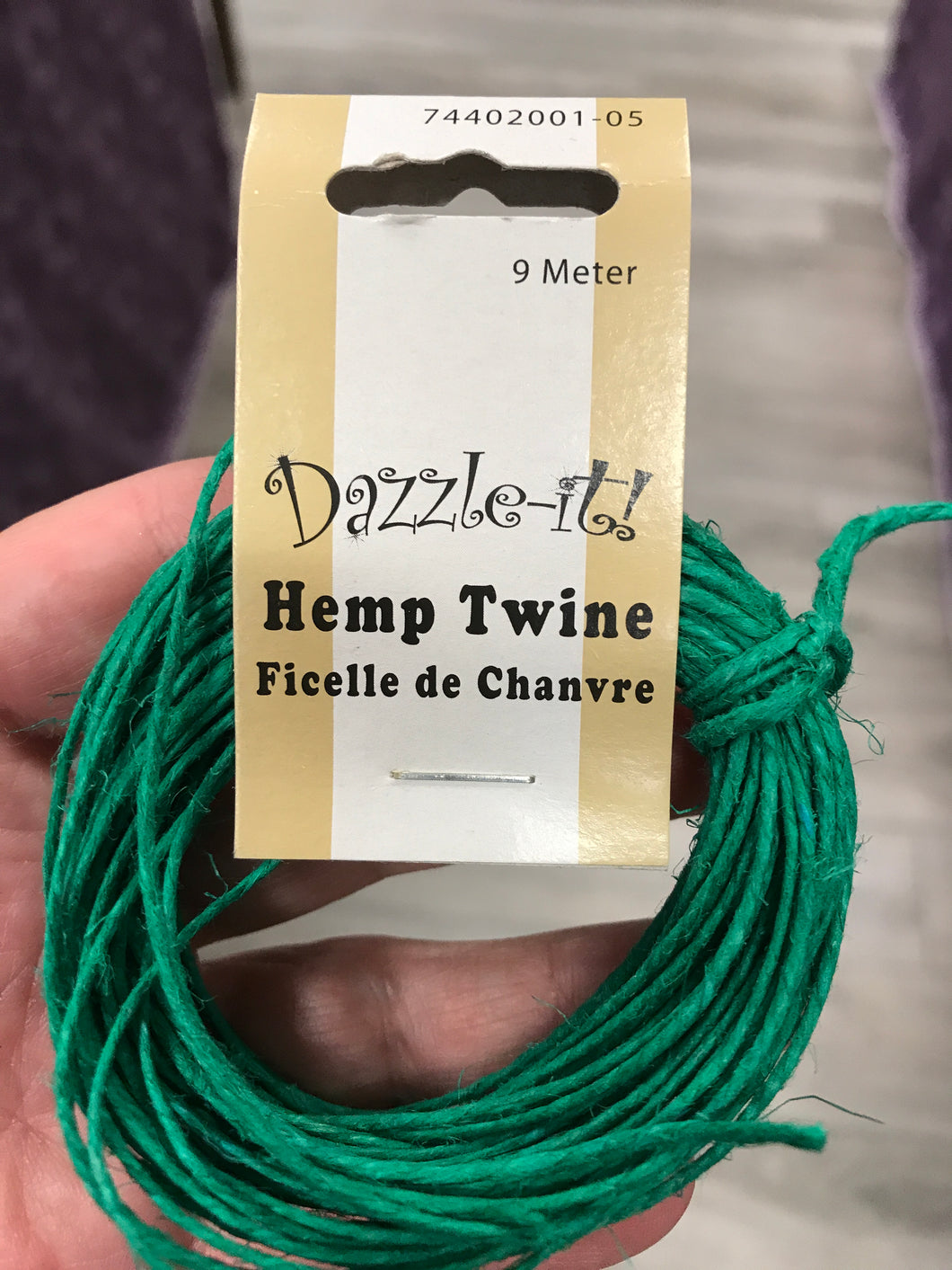 HEMP CORD GREEN