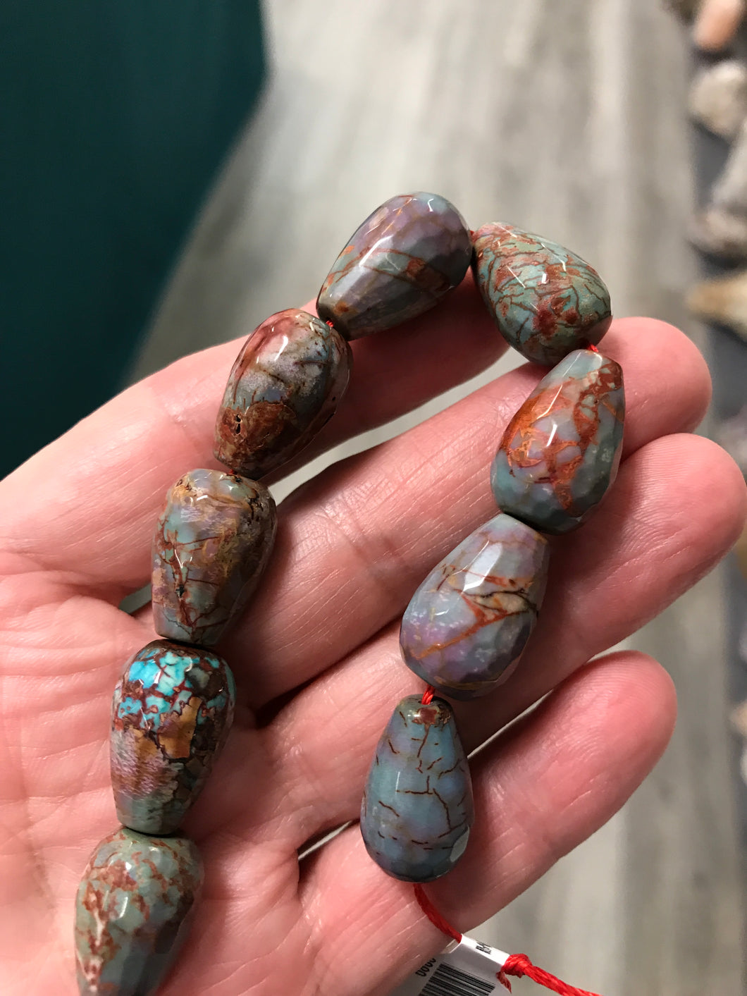 AGATE FACETED 18X13MM
