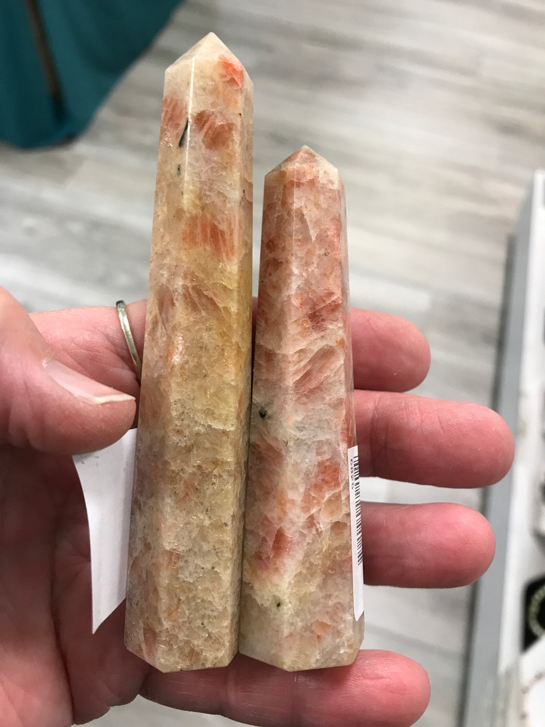 PEACH MOONSTONE POINT