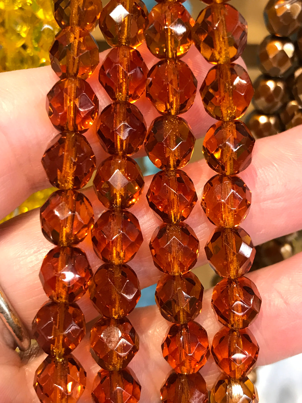 CZECH FIRE POLISHED CRYSTAL 8MM