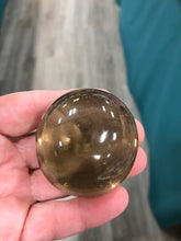 Load image into Gallery viewer, SMOKY QUARTZ GALLET/PALM STONE
