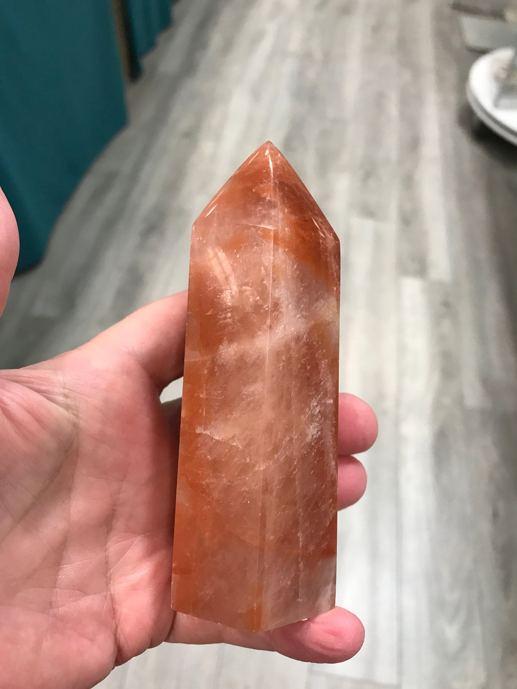 ORANGE CALCITE POINT