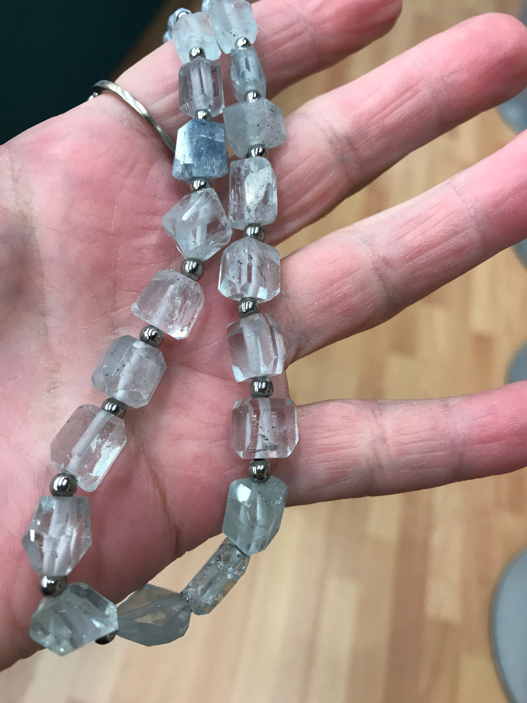 AQUAMARINE NECKLACE 17
