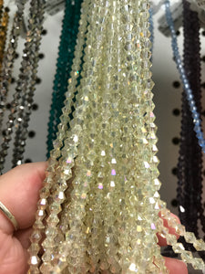 ELECTROPLATED GLASS BICONE