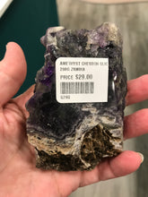 Load image into Gallery viewer, AMETHYST CHEVRON SLICE

