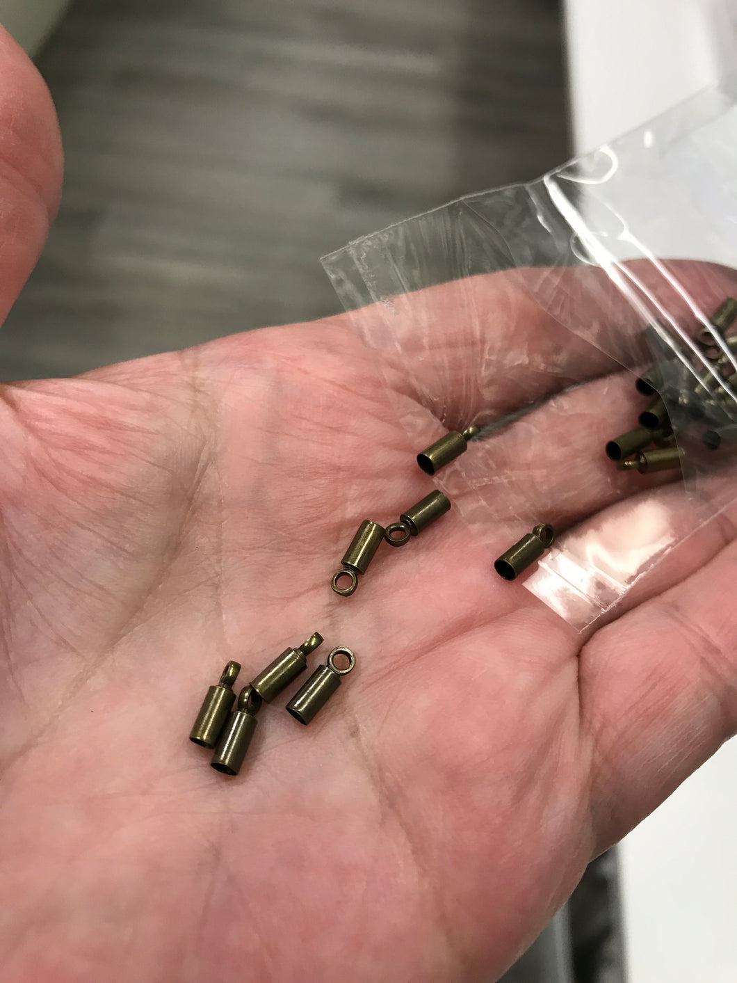 BRASS CORD END